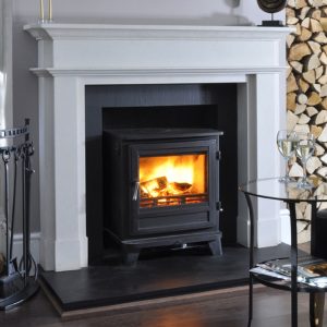 The Albion Small Mantel in Rosal Limestone