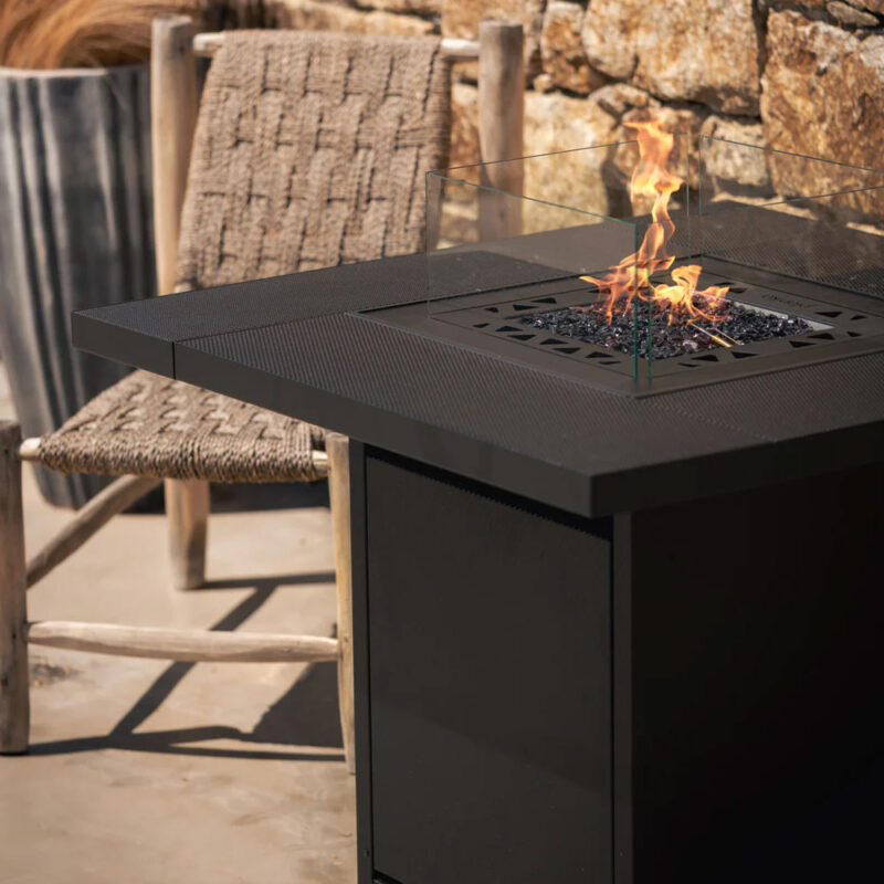 Planika Square Table Outdoor Fire Pit - Stonewoods