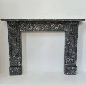 Edwardian Corbel Mantel in St. Anne's Noire Marble