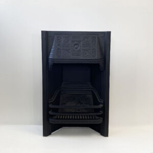 Late Victorian Cast Iron Insert in Arts & Crafts Style